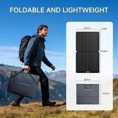 ALLPOWERS 1600W Power Station Solar Generator AC + 100W Solar Panel for Outdoor