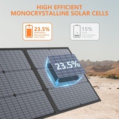 MHPOWOS Solar Panel 220W 110W for Anker SOLIX C1000 Portable Power Station