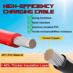 XT60 Adapter to Solar Connector Cable 12AWG 25FT, XT60 to Solar Panel Extensi…