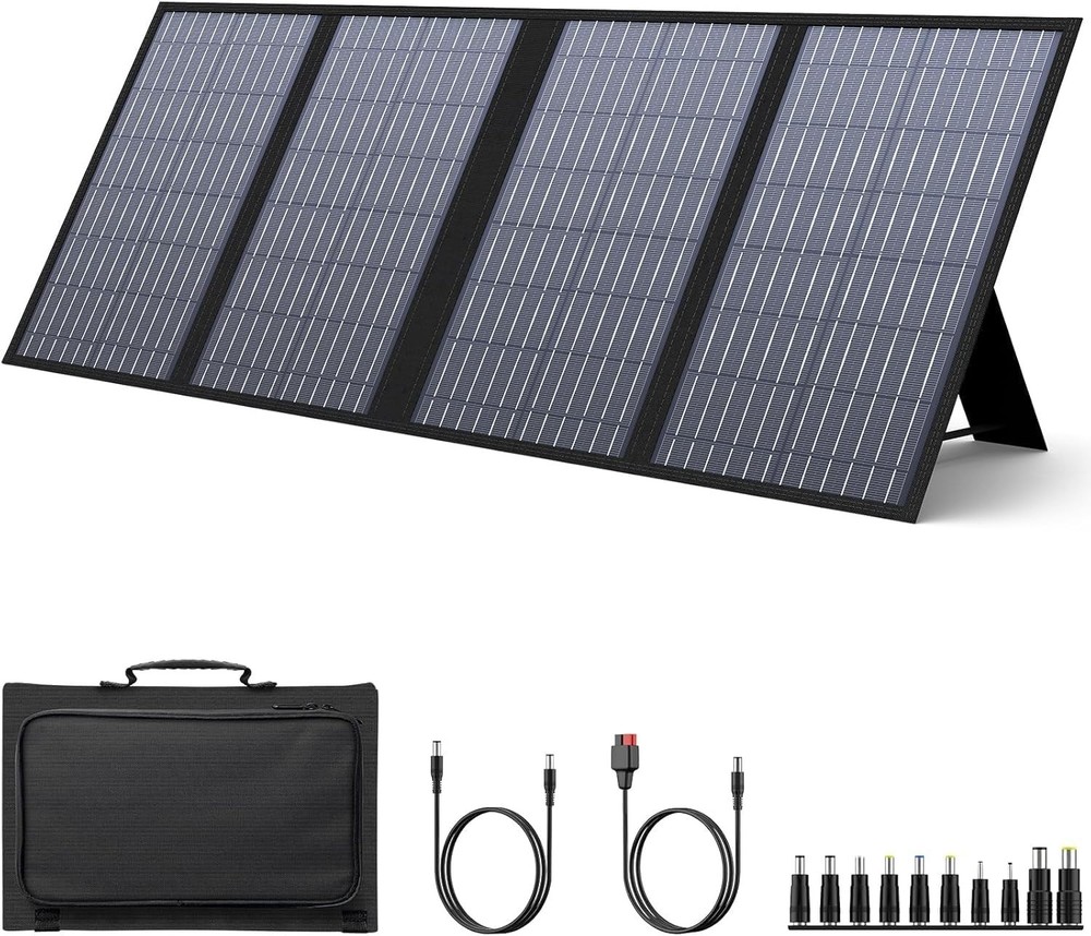 High-Efficiency 60W Solar Charger for Camping and RV Trips – Fast Charging