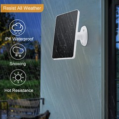 Solar Panel for Security IP6 Waterproof 360 Degrees Adjustable R1E6