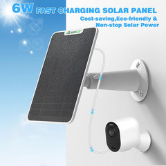 4 Pack 6W Solar Panel Charger for Arlo Pro 5S/Pro 4/Pro 3/Pro 3 Floodlight/Ultra