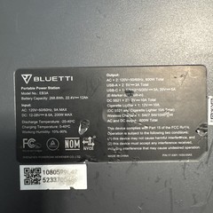 BLUETTI EB3A 600W 268Wh Portable Power Station Solar Generator LFP for Outdoors