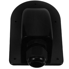 Single Hole Solar Cable Entry Box Black Plastic Junction Box for Outdoor Use