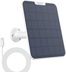 REOLINK 6W Solar Panel White, Non-Stop Solar Power Supply for All Wireless Batte