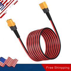 10 AWG XT60 Male to Female Extension Cable Solar Wire for RC Lipo Battery
