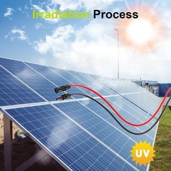 Flexible 20Ft PV Solar Wire – Tool-Free Weatherproof Connectors for Easy Setup