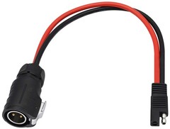 zdyCGTime 2 Pin Power Industrial Circular Connector to SAE Cable for Solar Pa…