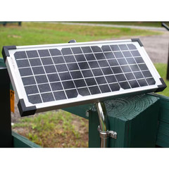 10-Watt Premium Monocrystalline Solar Panel Kit for Automatic Gate Openers