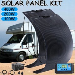 400W Solar Portable Solar Panel Flexible Kit for Generator Power Station RV/Boat
