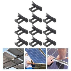 10Pcs ABS Solar Panel Stagnant Water Removal Clips Reusable Drainage Buckles