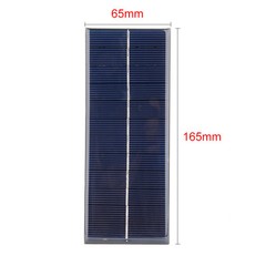 5Pcs 6V 250mA Mini Solar Panel Polycrystalline Battery Charger Power Module