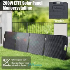 Portable Solar Panel 200W Foldable Easy Carry for Power Station Solar Generator