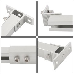 2 Sets Solar Panel Tilt Mount Bracket 14-27IN Aluminum Stand for RV Boat Roof