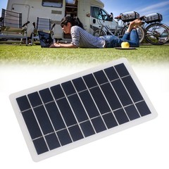 5W Solar Panel Charger High Efficiency USB Charger For Outdoor Use Monocrystalli