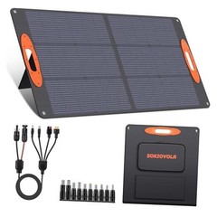 N-Type 16BB 100W Portable Solar Panel 18V Mono ETFE Foldable Solar SO-F100W