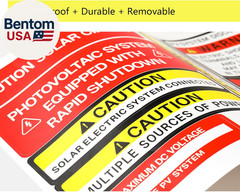 Photovoltaic Solar System Installer Label Kit | 2020 | 2017 Code | Electrical Pa