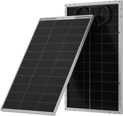 ECO-WORTHY 100 Watt Solar Panel 18 Volt Monocrystalline Solar Panel High Efficie