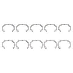Premium 304 Stainless Steel Segment Rings 10pcs for DN20 Corrugated Pipes