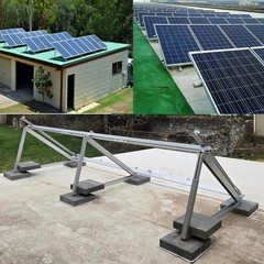CMYYANGLIN Solar Panel Mounting Brackets Kit System Adjustable 30º~45º Aluminu