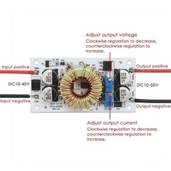 250W Constant Current Power Supply Step Up Boost Converter 8V 48V Input