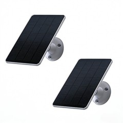2 Pack Solar Panels Compatible with WYZE Battery Cam Pro, Solar Panels for Wirel
