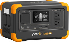 Portable Power Station E300LFP, 288Wh Solar Generator, 2 up to 600W AC Outlets G