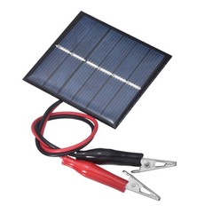 3V 0.45W 150mA Mini Solar Panels with Cable, 60 x 55mm