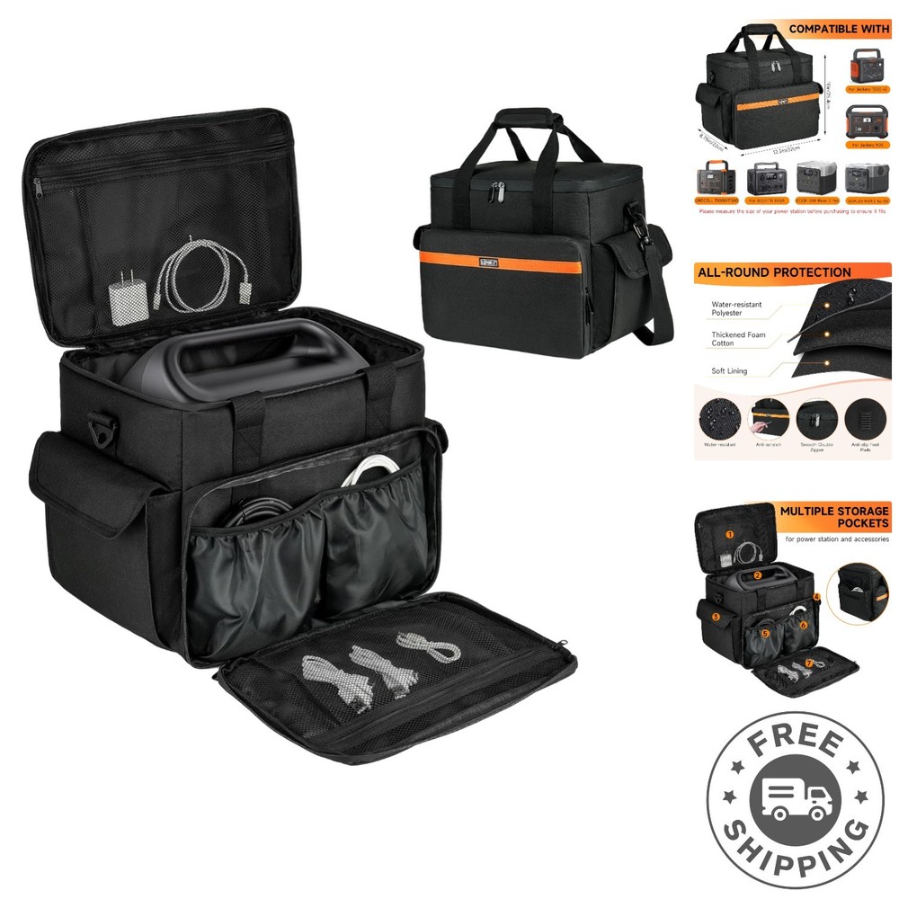 Lightweight Travel Storage Bag for Portable Power Stations – Fits Jackery & More
