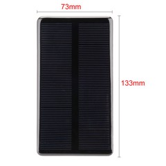 5Pcs 6V 180mA Poly Mini Solar Panel Module DIY for Toys Charger 133mmx73mm