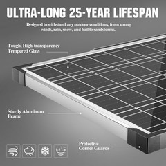 15W Solar Battery Tender 12V Waterproof Trickle Charger | Solar Panel Kit Wit…