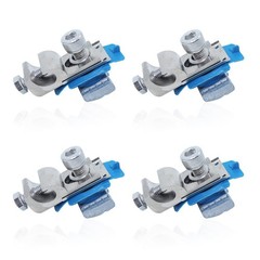 Solar Panel Grounding Lug, Bolt-On Cable Clamp with Nuts for Off-Grid Solar