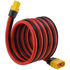 Amass XT60H (XT60 Upgrade) Extension Cable, 3FT 12AWG XT60 to XT60 Female Con…