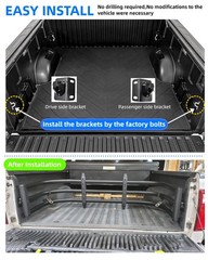 Truck Bed Extender Brackets Mounting Kit Exclusive For Toyota Tundra 2007-202…