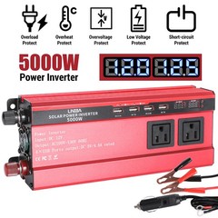 NEW Complete 400W Solar Panel Kit 5000W Power Inverter 12V to 110V Home Off Grid