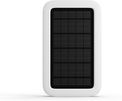 Solar Panel for Outdoor Security Camera,White