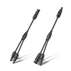 Solar Panel Y Branch Cable Connection Waterproof Adapter Connector Extension