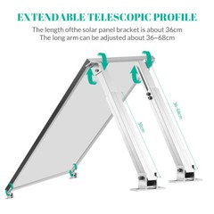 Adjustable Solar Panel Tilt Mount Brackets Aluminum Alloy Bracket Stand Support