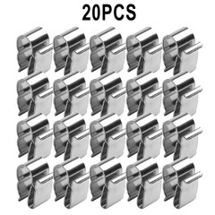 50 20 Pcs Solar Panel Wire Clip For 2x6mm Stainless Steel Cable Trailer