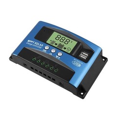 MPPT Solar Panel Regulator Charge Controller 12/24V 30A-100A Auto Focus Tracking
