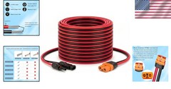 25FT Solar Panel XT60i Connector Cable – High Quality 10AWG