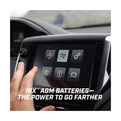 Interstate Batteries IBX Automotive Battery 12V 70Ah (Group Size H6, 48) 760C…