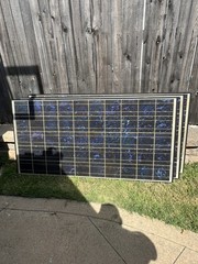 I have 10 180w solar panels, they work very well, I only have the panels