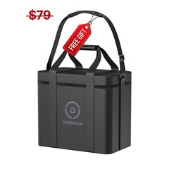 Dabbsson Power Station 2300W 2660Wh w/ Connector + Folding Solar Panel 210W