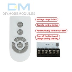 DC3-24V LED Automatic Solar Light Driver Control Board Solar Charging Controller