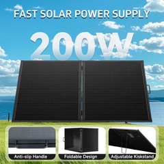 200W 300W 400W 500W Foldable Portable Solar Panel for Power Stations and Camping