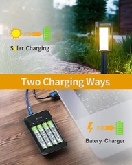 Rechargeable AA Batteries, 12 Pack 1000mAh 1.2V NiMH 1300x Times High Capacit…