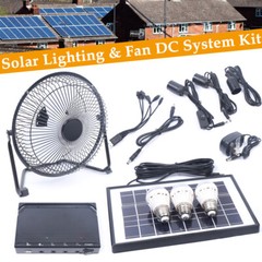 Portable Solar Power Panel Generator Kit Camping Battery Pack Power Station USA