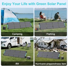 220W Portable Solar Panel USB XT60 for ECOFLOW Delta 2 3 Classic Powerstation