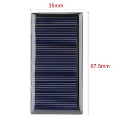 5Pcs 5V 60mA Poly Mini Solar Cell Panel Module DIY for Light Toy Charger 68x37mm